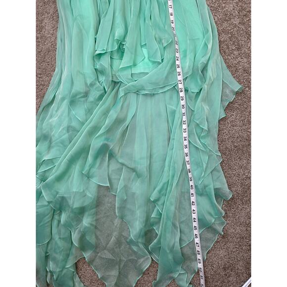 Sherri Hill Sadie Robertson Rhinestone Beaded Strapless High Low Flowy Dress - Picture 11 of 11